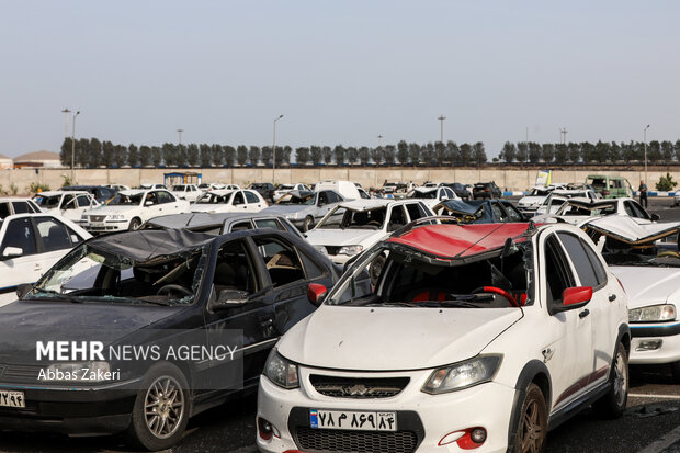 هلال احمر: تنها لکه گیری آتش سوزی در بندرشهیدرجایی مانده است