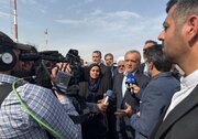 پزشکیان وارد بندر عباس شد
