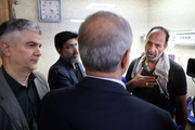 حضور رئیس جمهور در بیمارستان خاتم‌الانبیاء بندرعباس