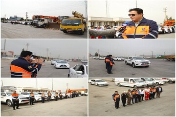 مانور خودرویی «ایمنی حمل‌ونقل» در لرستان برگزار شد