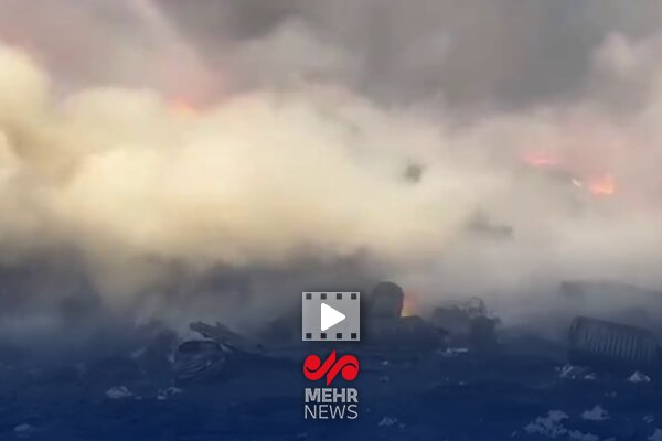Polymerization Container Explosion VIDEO: First footage from inside exploded containers - Mehr News Agency