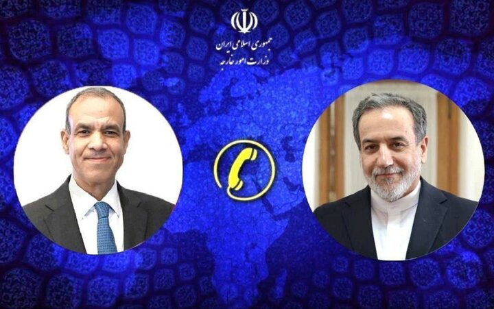Iran, Egypt FMs confer on regional developments by phone Iran, Egypt FMs confer on regional developments by phone