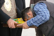 آیین پرچم گردانی حرم مطهر رضوی در شاهرود