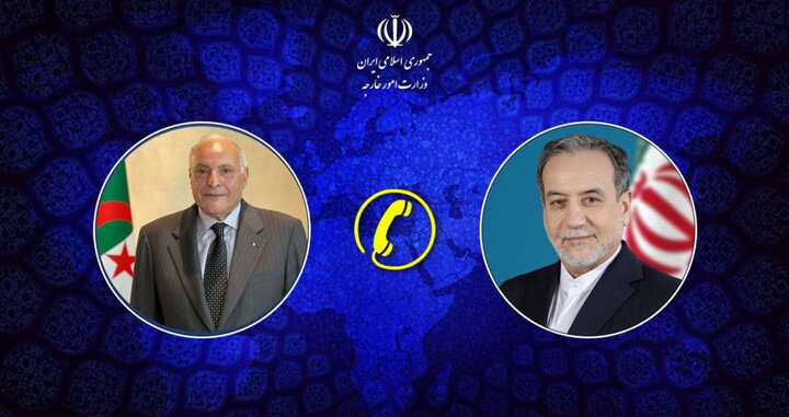 İran ve Cezayir dışişleri bakanları telefonda görüştü İran ve Cezayir dışişleri bakanları telefonda görüştü
