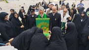 حضور کاروان «زیر سایه خورشید» در آستانه اشرفیه