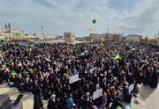 آغاز جشن محفل در جوار حرم بانوی کرامت