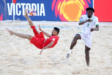 Iran start 2025 Beach Soccer World Cup on high
