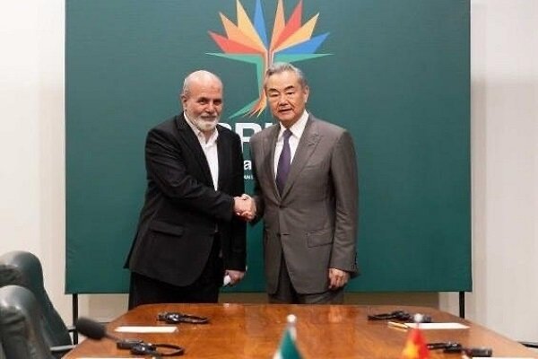 Iran's top security official meets Chinese FM in Brazil Iran's top security official meets Chinese FM in Brazil
