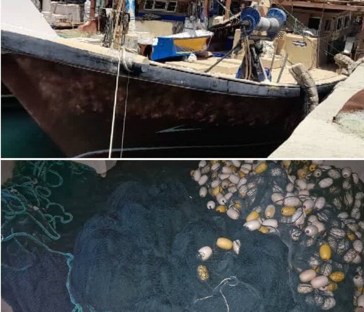 یک شناور صید ممنوعه در استان بوشهر توقیف شد