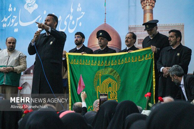 استقبال از کاروان خادمین حرم مطهر رضوی در رشت