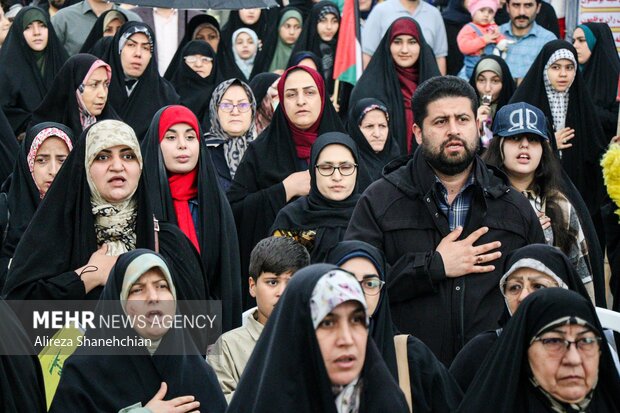 اجتماع سراسری فریاد فلسطین در رشت