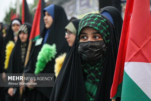 Siyonist rejimin Gazze'deki saldırıları İran'da protesto edildi Siyonist rejimin Gazze'deki saldırıları İran'da protesto edildi