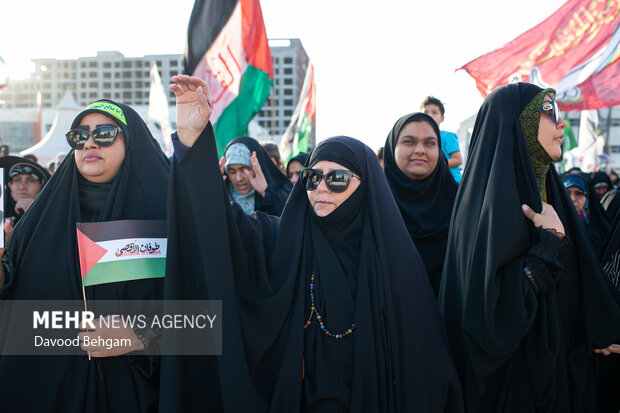 اجتماع «فریاد فلسطین» در مشهد