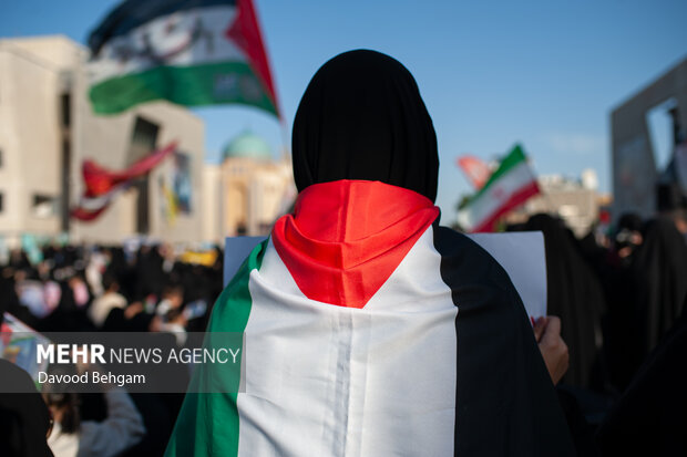 اجتماع «فریاد فلسطین» در مشهد