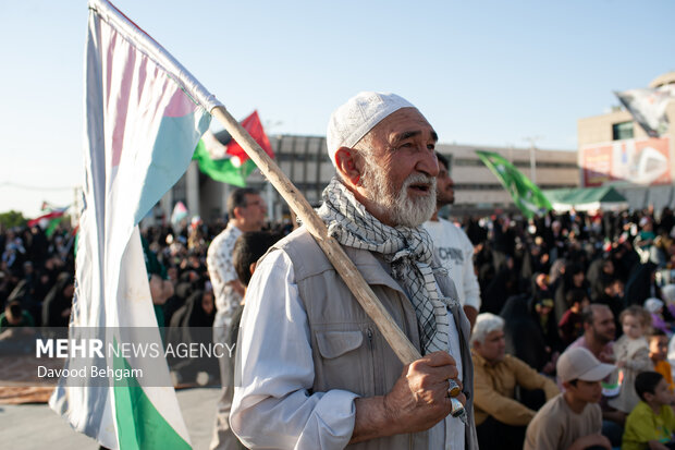 اجتماع «فریاد فلسطین» در مشهد