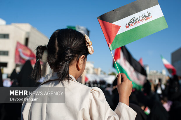 اجتماع «فریاد فلسطین» در مشهد
