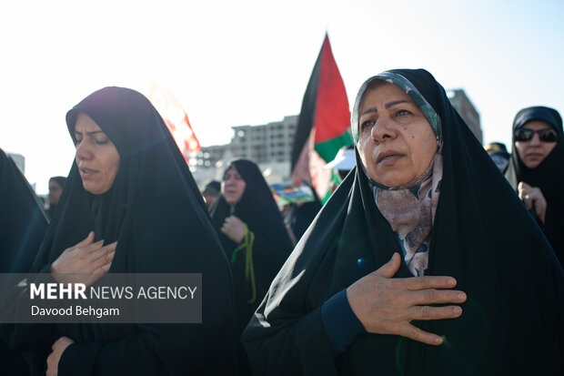 اجتماع «فریاد فلسطین» در مشهد