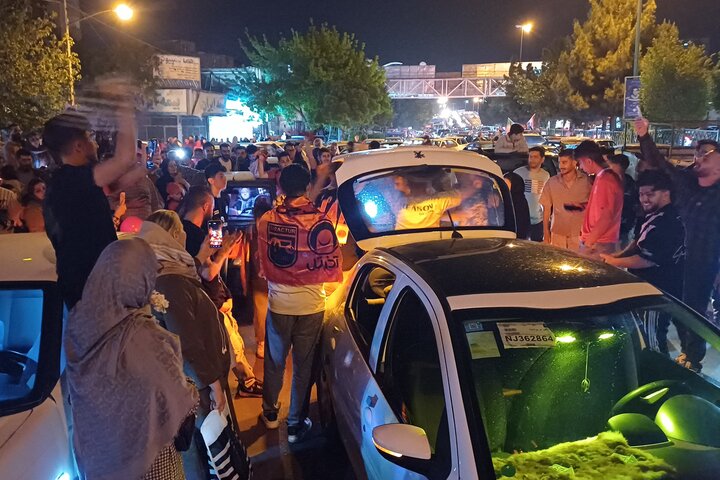 شادی ادامه دار مردم تبریز برای قهرمانی تراکتور