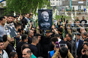 تصاویر اختصاصی مهر از مراسم تشییع پیکر «بهمن صالح نیا»
