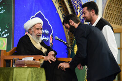 آئین قرائت میثاق نامه معلمان در حرم مطهر رضوی