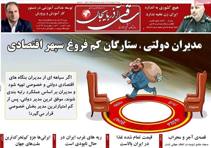 روزنامه های آذربایجان‌شرقی