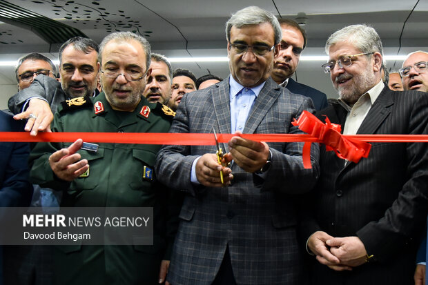 افتتاح ایستگاه پایانی خط دو قطار شهری مشهد