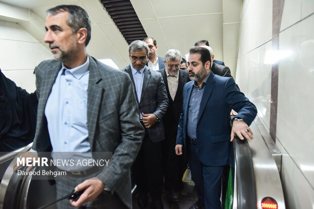 افتتاح ایستگاه پایانی خط دو قطار شهری مشهد