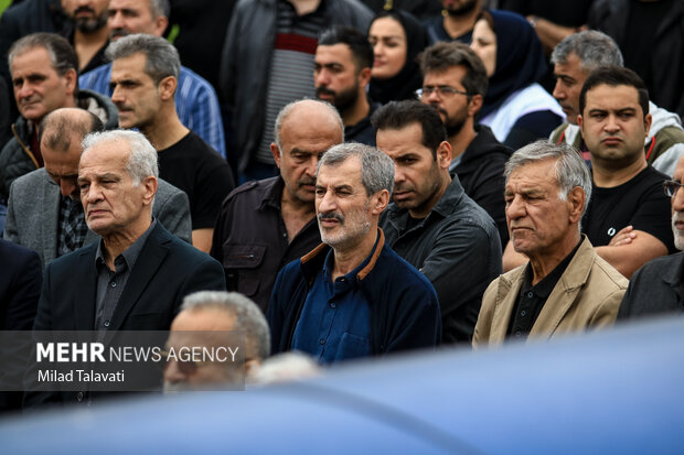 مراسم وداع بهمن صالح نیا در انزلی