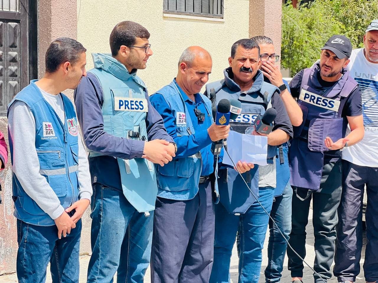خبرنگاران،آزادي،رژيم،غزه،صهيونيستي،مطبوعات،جهاني،روز،اشغالگر ...