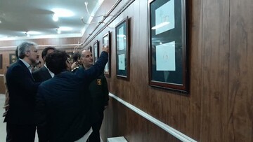 نمایشگاه آثار هنری دانش‌آموزان در بیجار برپا شد