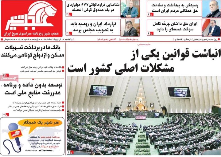 روزنامه های آذربایجان‌شرقی