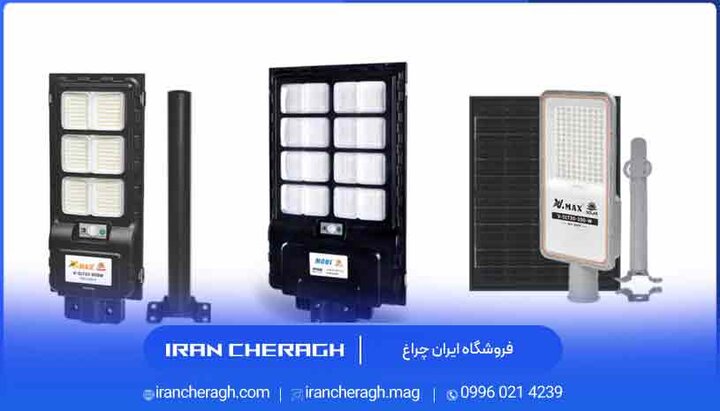 چراغ خورشیدی صنعتی و انواع پروژکتور خیابانی سولار با فروش‌های بالا