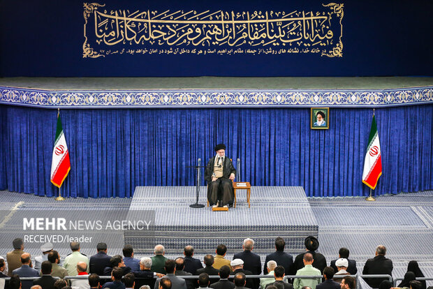 دیدار مسئولان و کارگزاران حج با رهبر معظم انقلاب اسلامی