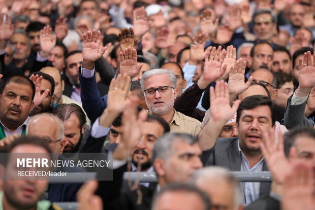 دیدار مسئولان و کارگزاران حج با رهبر معظم انقلاب اسلامی