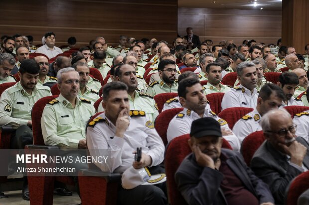 آئین تکریم و معارفه فرمانده انتظامی گیلان