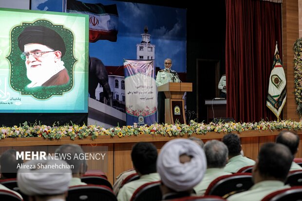 آئین تکریم و معارفه فرمانده انتظامی گیلان