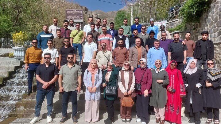 اردوی فرهنگی دانشجویان بینالملل دانشگاه کردستان به همدان برگزار شد