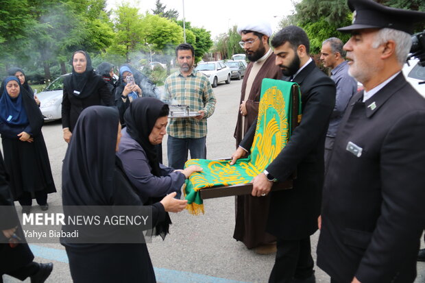 عیادت خادمان رضوی از بیماران کرمانشاهی