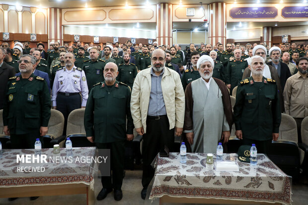 تجلیل و تکریم استادان و مربیان سپاه