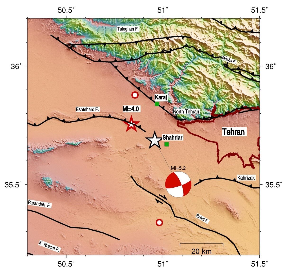 آیا بعد از زلزله کرج باید منتظر زلزله بزرگتر باشیم؟
