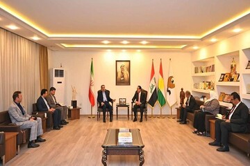 İranlı yetkili Erbil Valisi ile görüştü