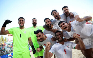 Iran beach soccer
