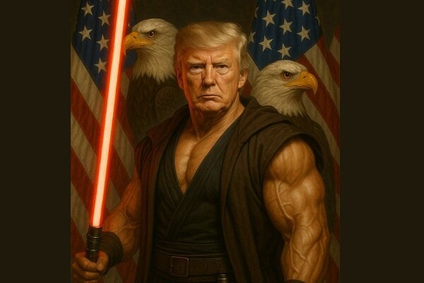 عشق ترامپ به خودنمایی باعث شد در دنیای «جنگ ستارگان» هم گاف دهد!