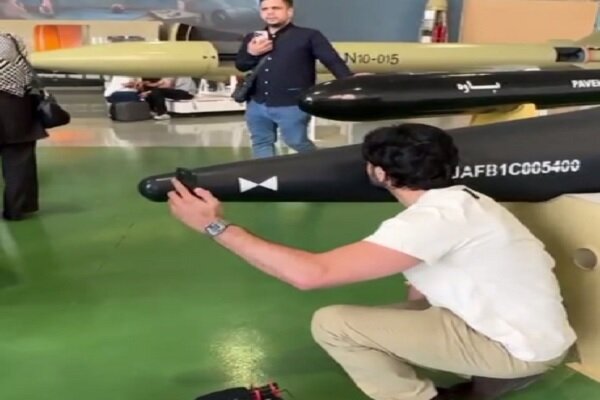 VIDEO: Kissing IRGC hypersonic missile by American filmmaker VIDEO: Kissing IRGC hypersonic missile by American filmmaker