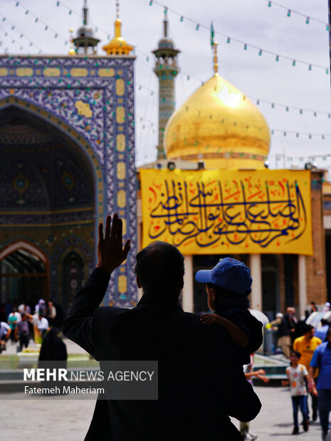 أجواء مرقد السيدة فاطمة المعصومة (س) خلال عشرة الكرامة