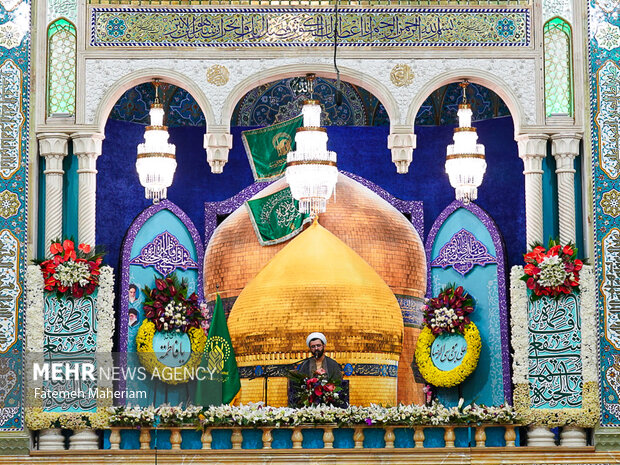 أجواء مرقد السيدة فاطمة المعصومة (س) خلال عشرة الكرامة