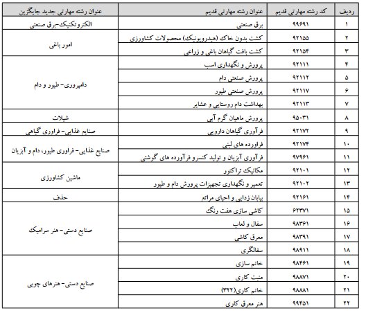 مهارت آموزی در هنرستان ها با تصویب ۹ رشته جدید باز طراحی می‌شود