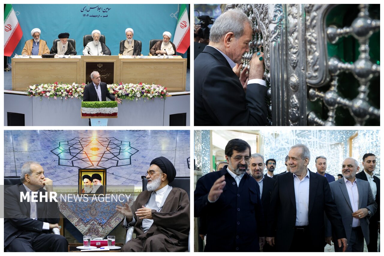 سفر رئیس جمهور به قم‌؛ حضور در اجلاس خبرگان و دیدار با مراجع