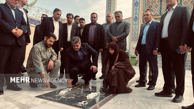 قدم اول انصاری در سمنان؛ ادای احترام به ۳هزار شهید والامقام استان