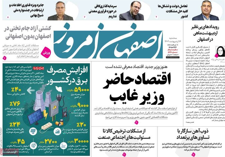 روزنامه های اصفهان